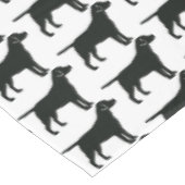 Black Lab Dog Tafelkleed (Gekanteld)