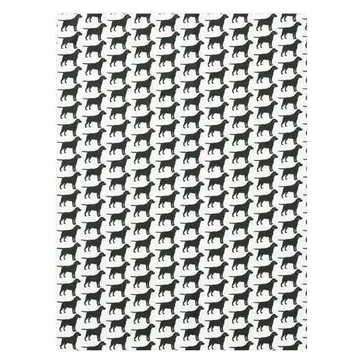 Black Lab Dog Tafelkleed (Voorkant)