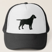 Black Lab Dog Trucker Pet (Voorkant)