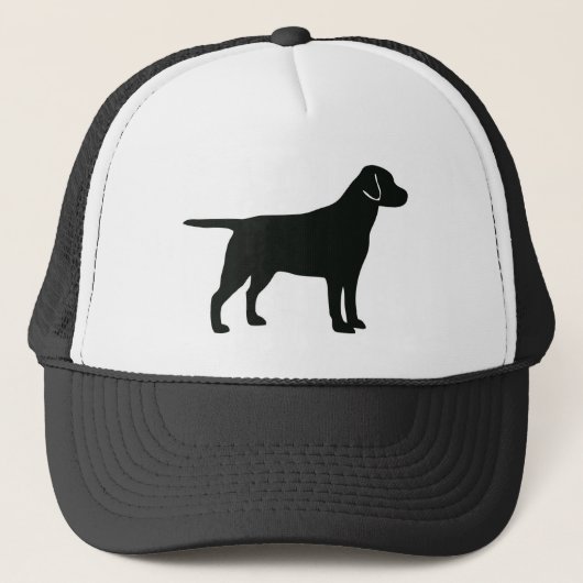 Black Lab Dog Trucker Pet (Voorkant)