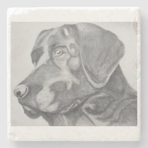 Black lab drink onderzetter
