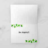 Black Lab Friendly Cartoon Black Labrador Kaart (Binnen)