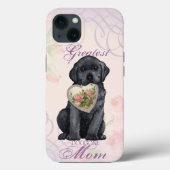 Black Lab Heart mama Case-Mate iPhone Case (Achterkant)