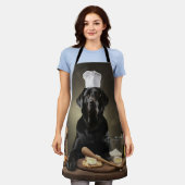 Black Lab hondenkok Schort (Gedragen)