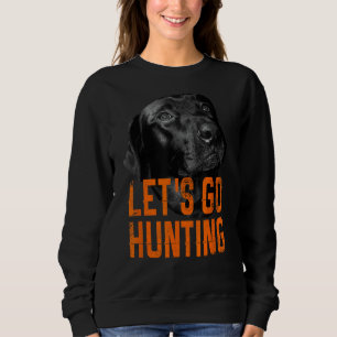 Black Lab Hunting Shirt voor Mannen Vrouwen Honden