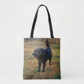 Black Lab in het Herfst Sun Tas (Voorkant)