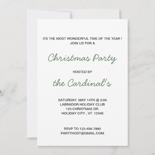 Black Lab Kerst Kardinalen Schattige Dog Labrador Kaart (Achterkant)