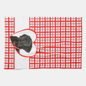Black Lab Kitchen Towel Theedoek (Horizontaal)