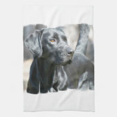 Black Lab Kitchen Towel Theedoek (Verticaal)