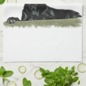 Black Lab Kitchen Towel Theedoek (Gevouwen)