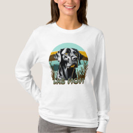 Black Lab | Lab Mom-Hondenliefhebber T-shirt