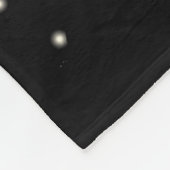 Black Lab Labrador Christmas Tree Light Pajama Dog Fleece Deken (Hoek)