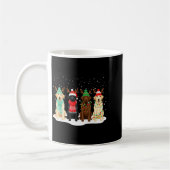 Black Lab Labrador Dog Christmas Crew Matching Fam Koffiemok (Links)
