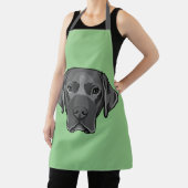 Black Lab Labrador Retriever Dog Design Schort (Insitu)