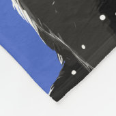 Black Lab Labrador Retriever Holiday Hondenras Fleece Deken (Hoek)