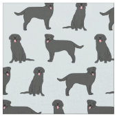 Black Lab Labrador Retriever Stof (Close Up)