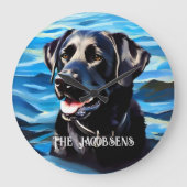 Black Lab & Lake Grote Klok (Voorkant)