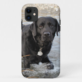 Black Lab Love iPhone 11 Hoesje