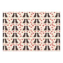 Black Lab Love - Valentijns's Dog Wrapping Paper