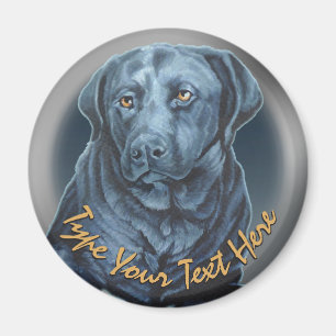Black Lab Magnet Personalized Labrador Dog Magnet