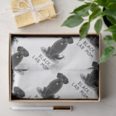 Black Lab Mam (Labrador Retriever Mam) Cute Dog Tissuepapier (Geschenk)