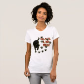 Black Lab mama T-shirt (Voorkant volledig)