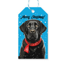 Black Lab Merry Kerstlabrador Retriever