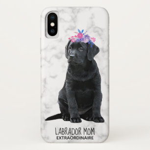 Black Lab Mom Puppy Labrador Case-Mate iPhone Case
