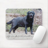 Black Lab Mousepad Muismat (Met muis)
