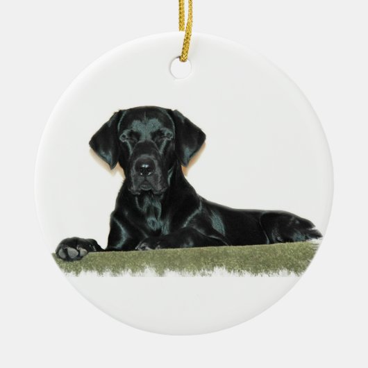 Black Lab Ornament (Voorkant)