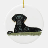 Black Lab Ornament (Achterkant)