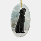 Black Lab Ornament (Rechts)