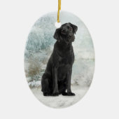 Black Lab Ornament (Voorkant)