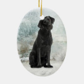 Black Lab Ornament (Achterkant)