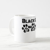 Black Lab Pap Koffiemok (Voorkant links)