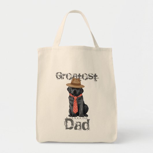 Black Lab Pap Tote Bag (Voorkant)