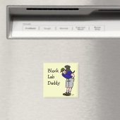 Black Lab papa Magneet (Insitu (Vaatwasser))