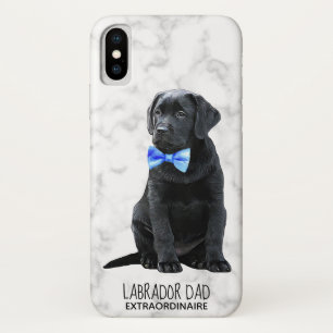 Black Lab Papa Puppy Labrador Case-Mate iPhone Case