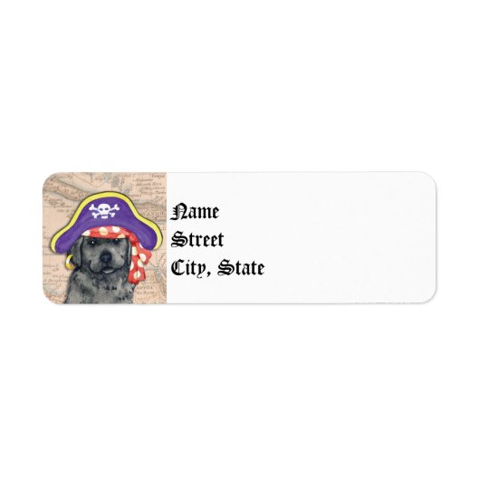 Black Lab Pirate Etiket (Voorkant)