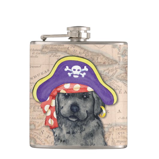 Black Lab Pirate Heupfles (Voorkant)
