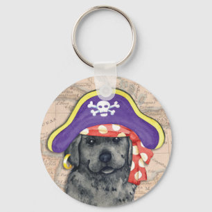 Black Lab Pirate Sleutelhanger