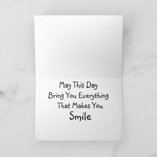 Black Lab Puppy Birthday Kaart (Binnen)