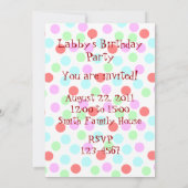 Black Lab Puppy Birthday-uitnodigingen Kaart (Achterkant)