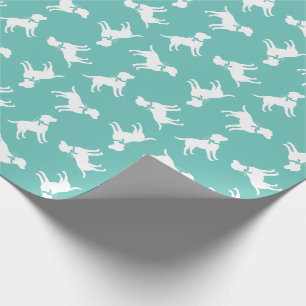 Black Lab Puppy Labrador Hond Cadeaupapier
