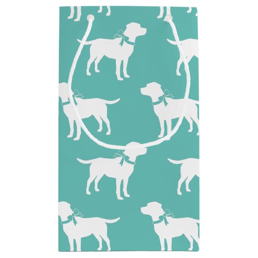 Black Lab Puppy Labrador Hond Klein Cadeauzakje (Achterkant)