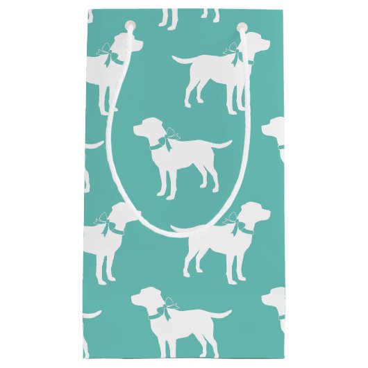 Black Lab Puppy Labrador Hond Klein Cadeauzakje (Voorkant)