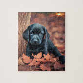 Black Lab Puppy Legpuzzel (Verticaal)