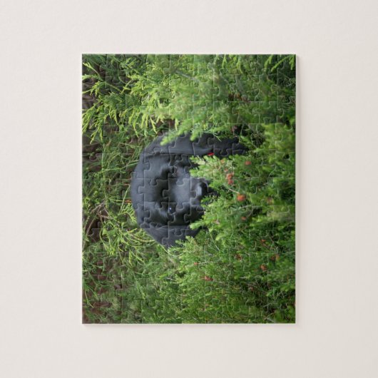 Black Lab Puppy Legpuzzel (Verticaal)