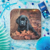 Black Lab Puppy Papieren Bordje (Feest)