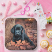 Black Lab Puppy Papieren Bordje (Feest)
